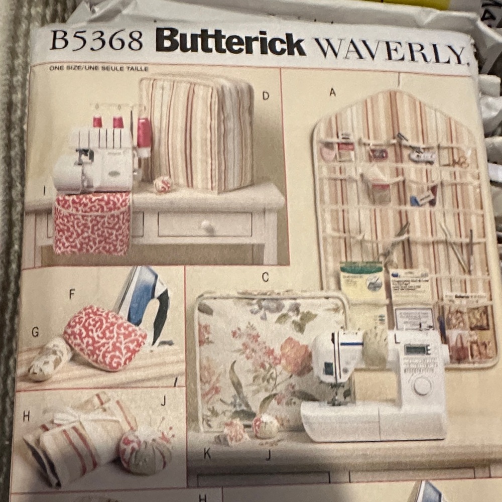 Butterick Waverly Sewing Pattern Organizer